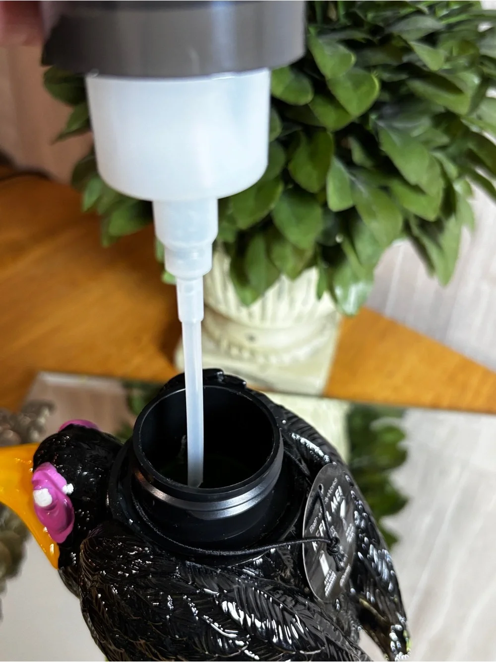 Bath & Body Works Halloween Black Crow Foaming Soap Dispenser